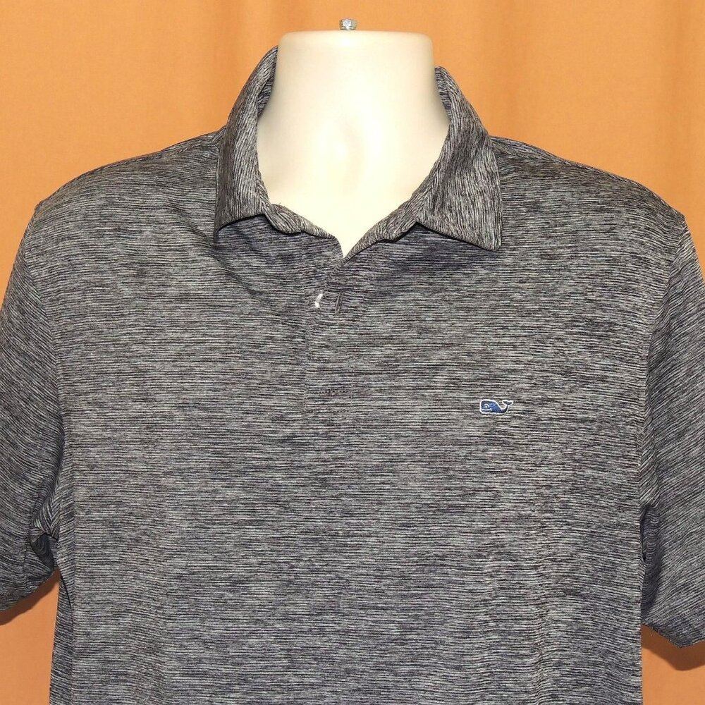 Vineyard Vines Performance Dark Solid Gray Men's … - image 1